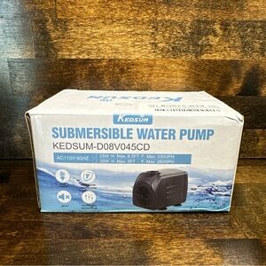 Kedsum 330Gph Submersible Pump Ultra Quiet Water Pump Aquarium D08V045CD NEW